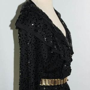 Sequin Poets Blouse
